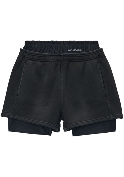 Black boxer-insert shorts Alexander wang - women